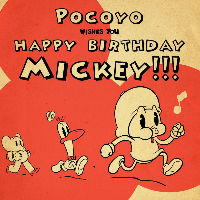 Homenaje a Mickey Mouse de parte de Pocoyo -1