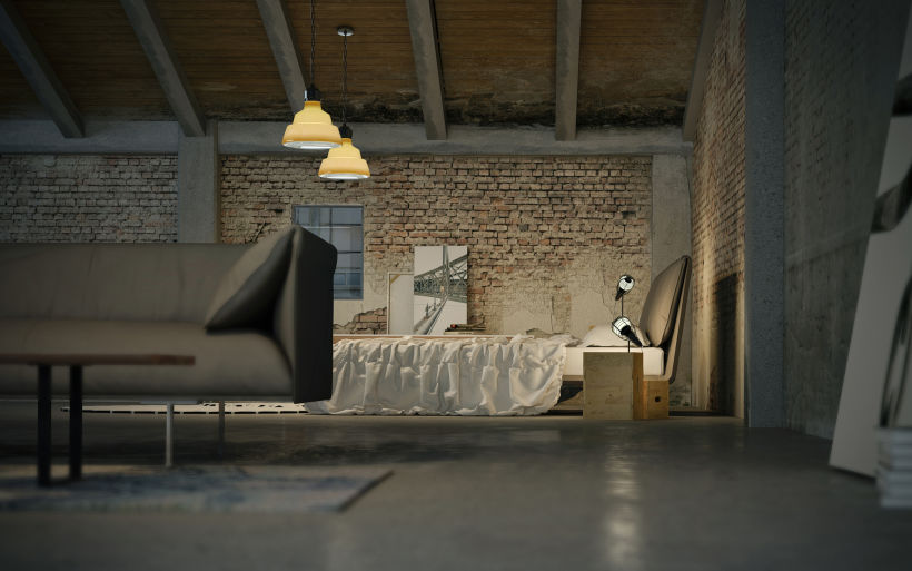 Industrial bedroom 3
