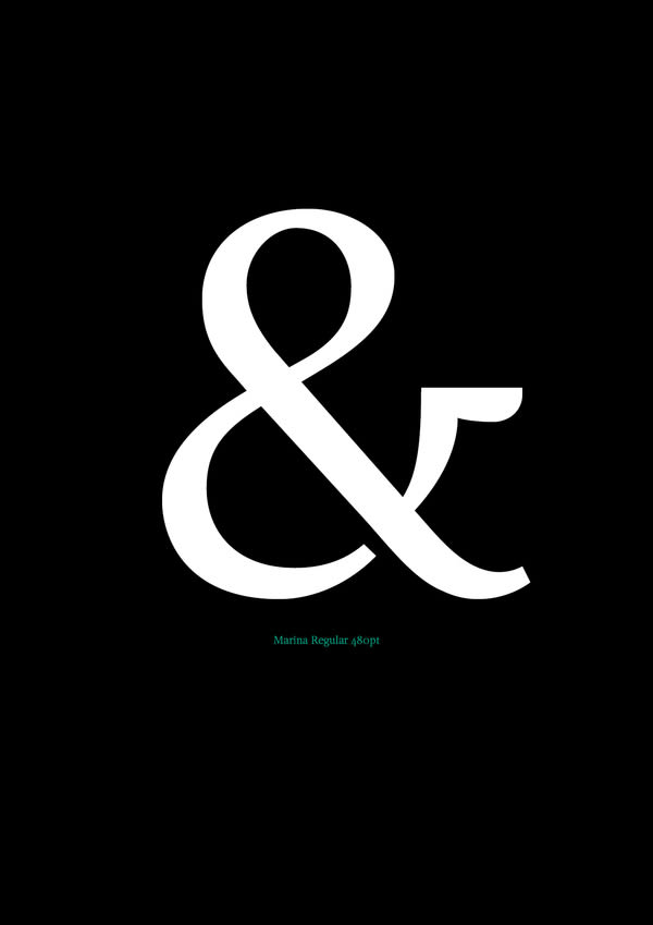 Marina (typeface) 1