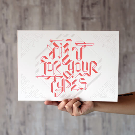 Express Yourself - Letterpress  & Lettering Exhibition 3
