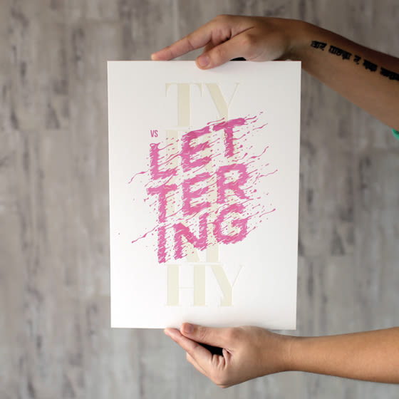 Express Yourself - Letterpress  & Lettering Exhibition 20