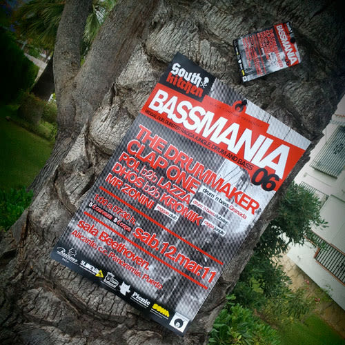 Bassmania | direccion de arte, carteles flyers y visuales en directo 0