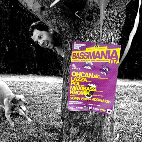 Bassmania | direccion de arte, carteles flyers y visuales en directo 2