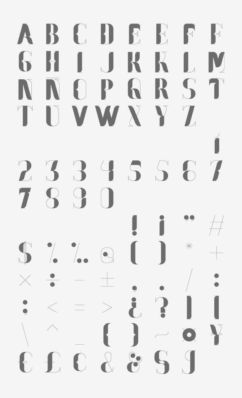 Nostalgia Typeface 7