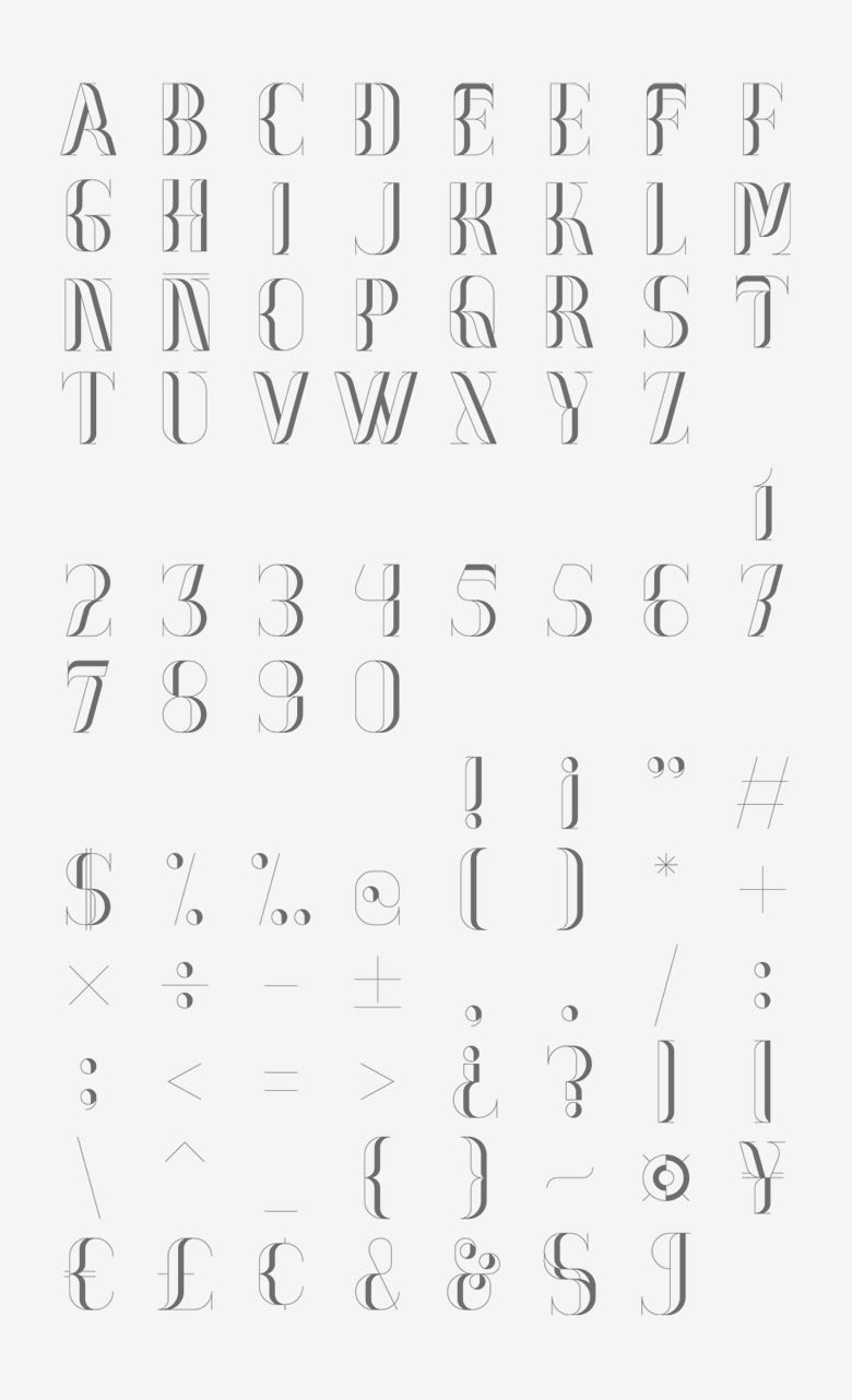 Nostalgia Typeface 8
