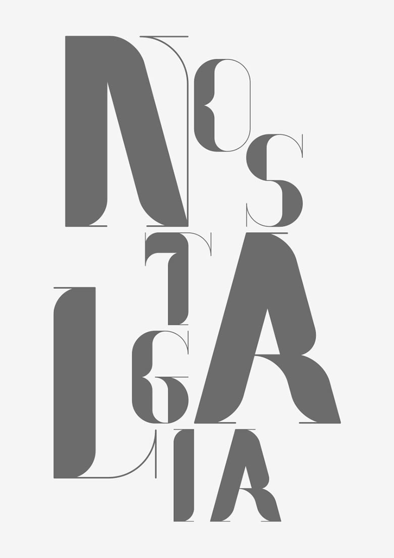 Nostalgia Typeface 9