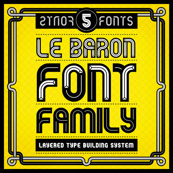 Le Baron - Free Font Family 1
