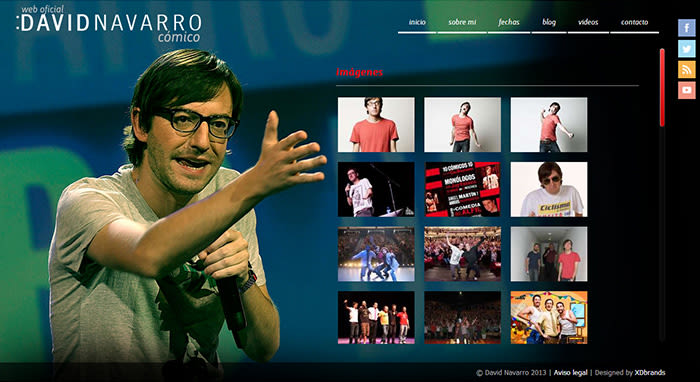 Web Oficial del cómico David Navarro 4
