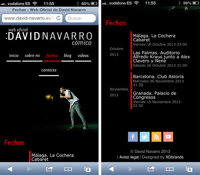 Web Oficial del cómico David Navarro 8