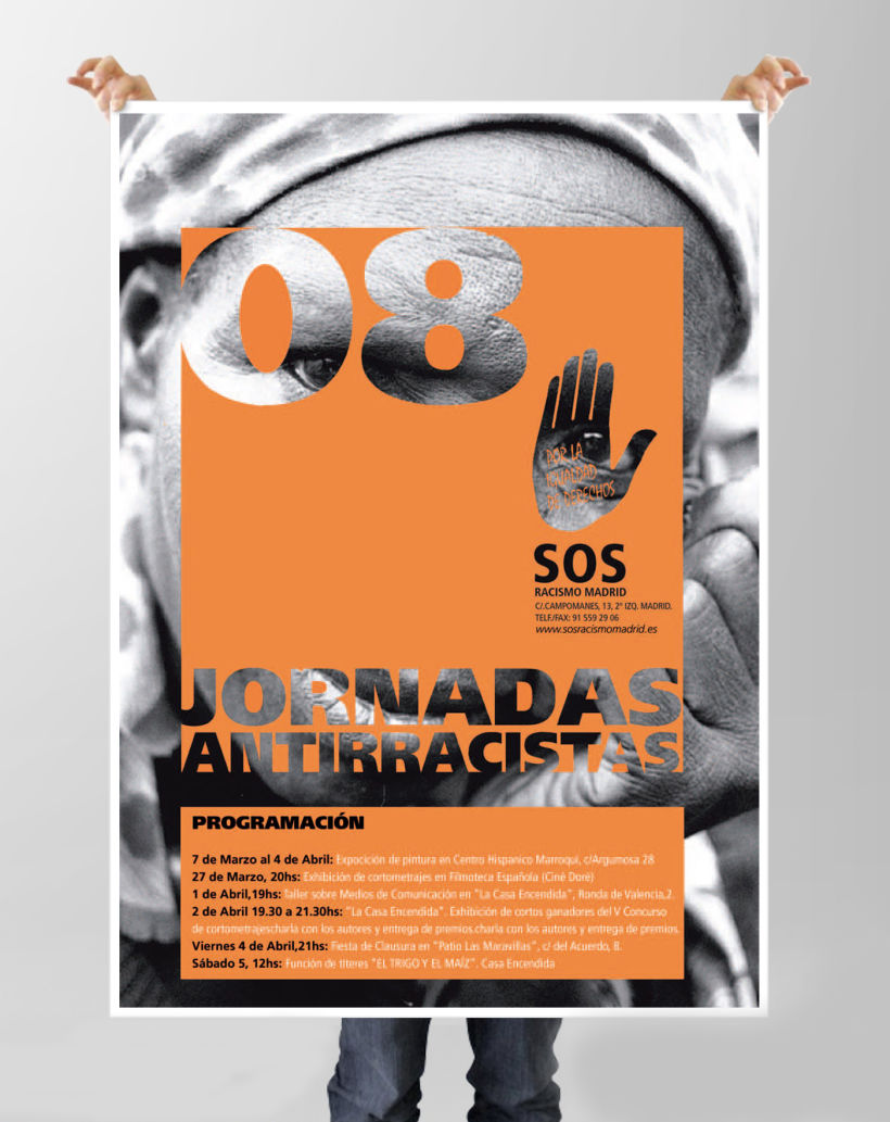 Posters for SOS Racismo Madrid 1