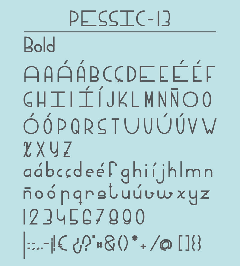 Tipografía Pessic - 13  1