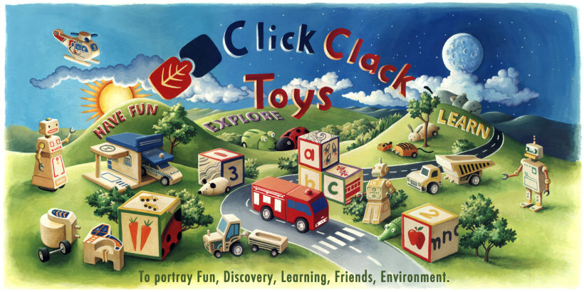 Pótser para Click Clack Toys. 0