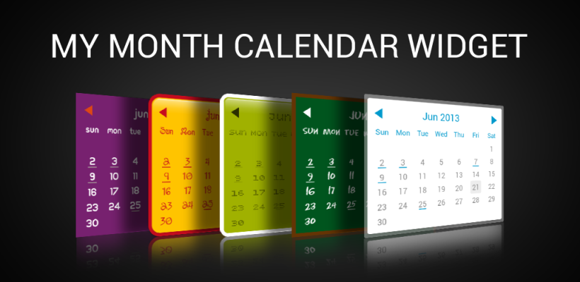My Month Calendar Widget 0
