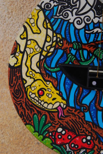 Acoustic Guitar Custom (hand painted) POSCA coloured. 2