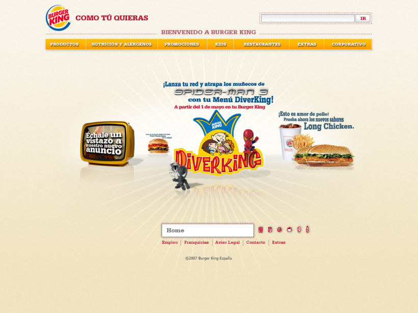 Website Burger King 1