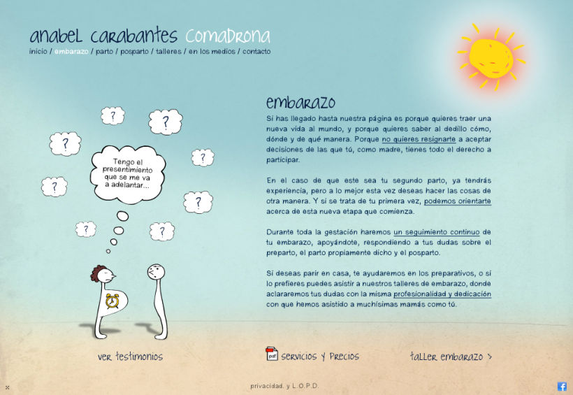 Website Anabel Carabantes Comadrona 2