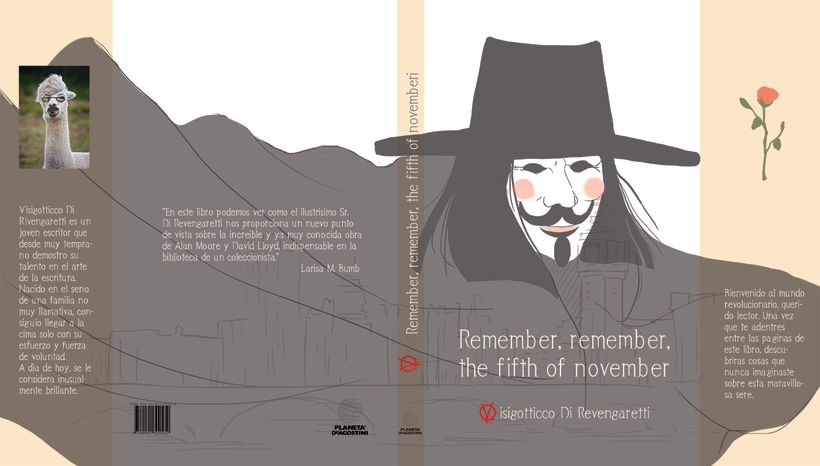 Remember, remember, the fifth of november - book alternative cover 0