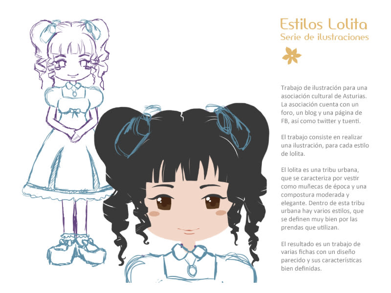 Estilos Lolita Ilustración -1