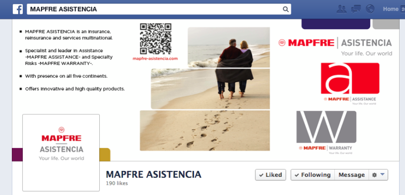 Páginas en Linkedin, Facebook, Twitter y Google+ de Mapfre Asistencia 5