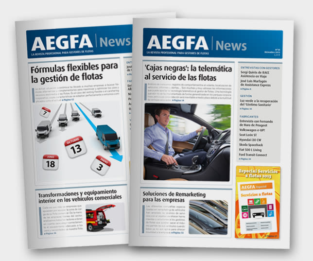 Diseño de revista AEGFA 1