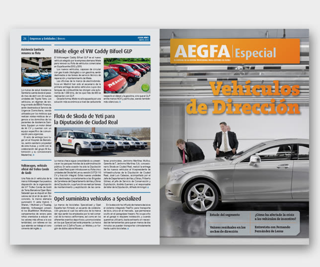 Diseño de revista AEGFA 4
