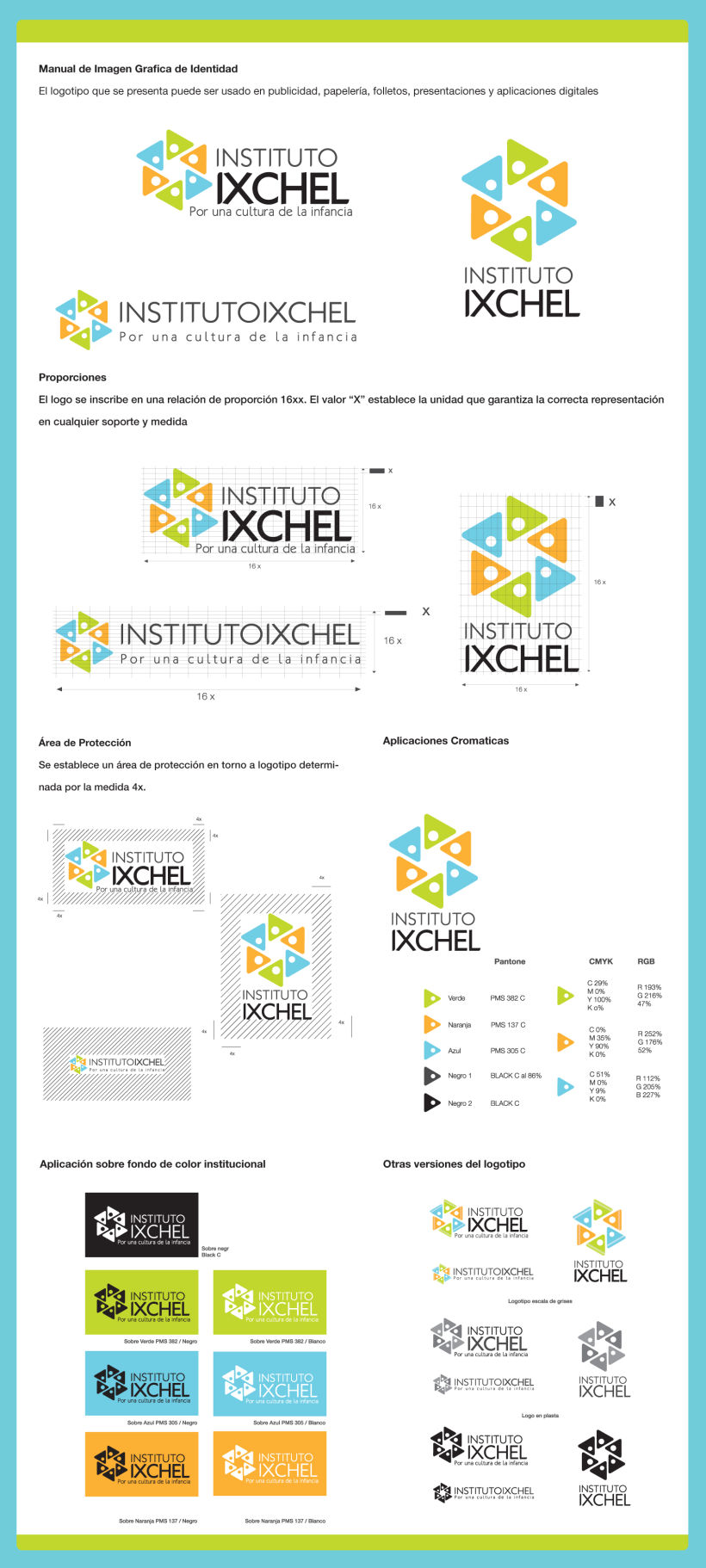 Instituto Ixchel / Identidad Grafica / Diseño de Web 1