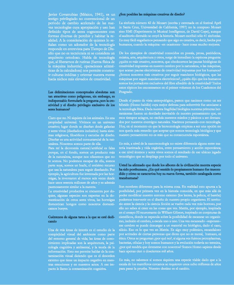 Diseño Editorial / Revista Arquitecture UAM / Revista Tiempo de Diseño 3