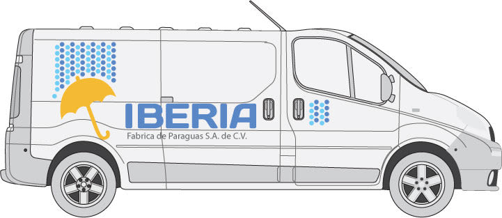 Iberia: Paraguas / Identidad Gráfica / Aplicacion -1