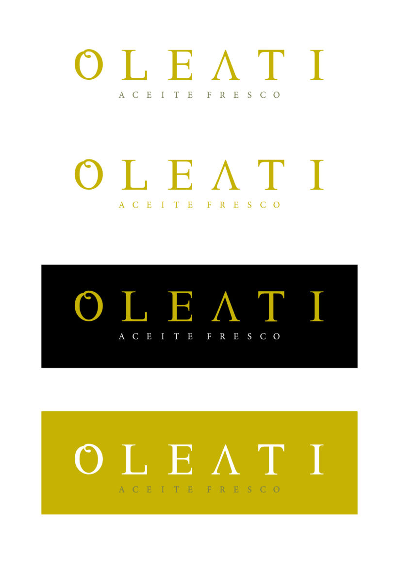 Oleati - diseño identidad corporativa 2