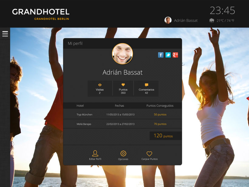 Diseño Interfaz App Hoteles 4