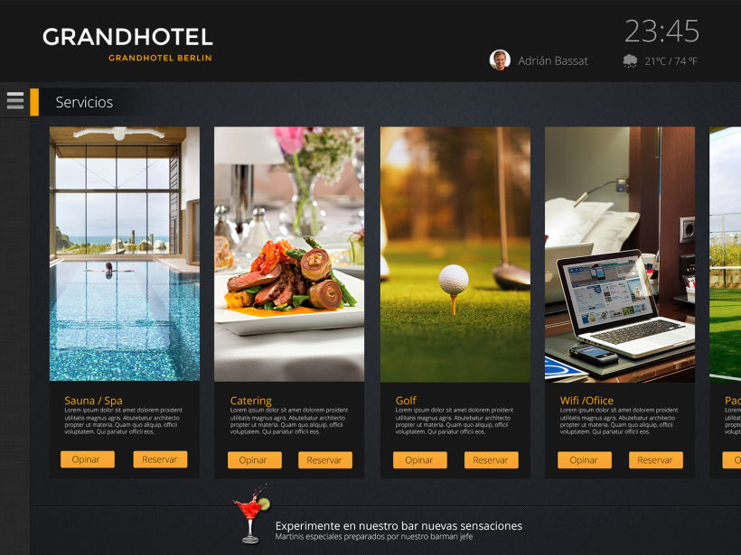 Diseño Interfaz App Hoteles 5