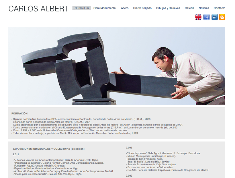 Carlos Albert Blog (Diseño Wordpress) -1