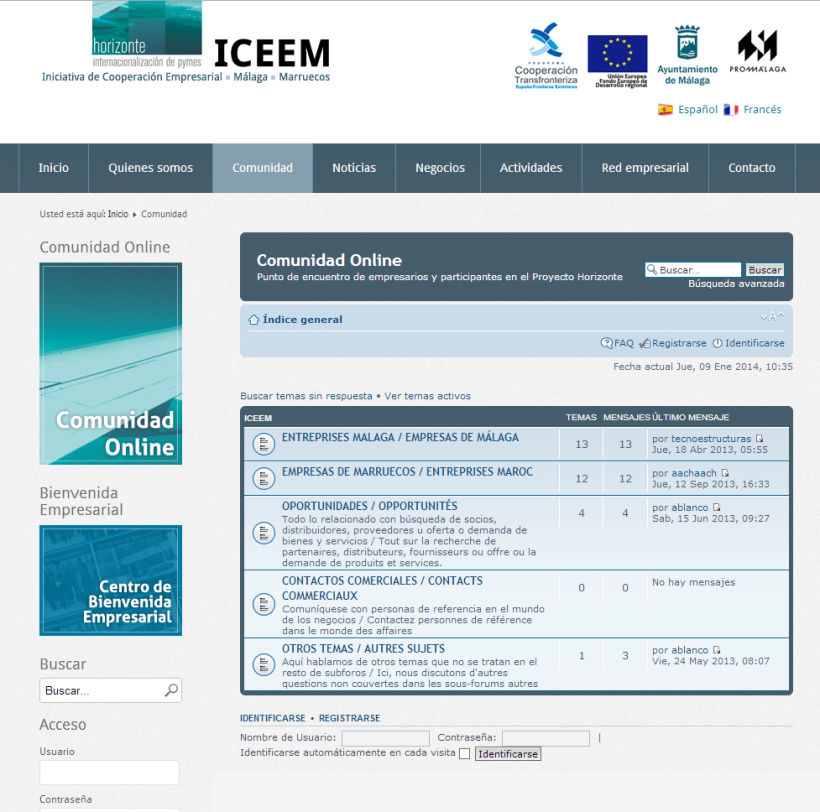 ICEEM (Joomla Layout / HTML / CSS / Js / Flash ) -1