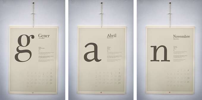 Calendari Tipogràfic 2012 0