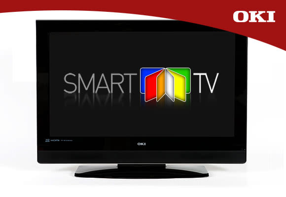 Creación, diseño y aplicaciones de logotipo para televisores inteligentes (OKI Smart-Tv) -1