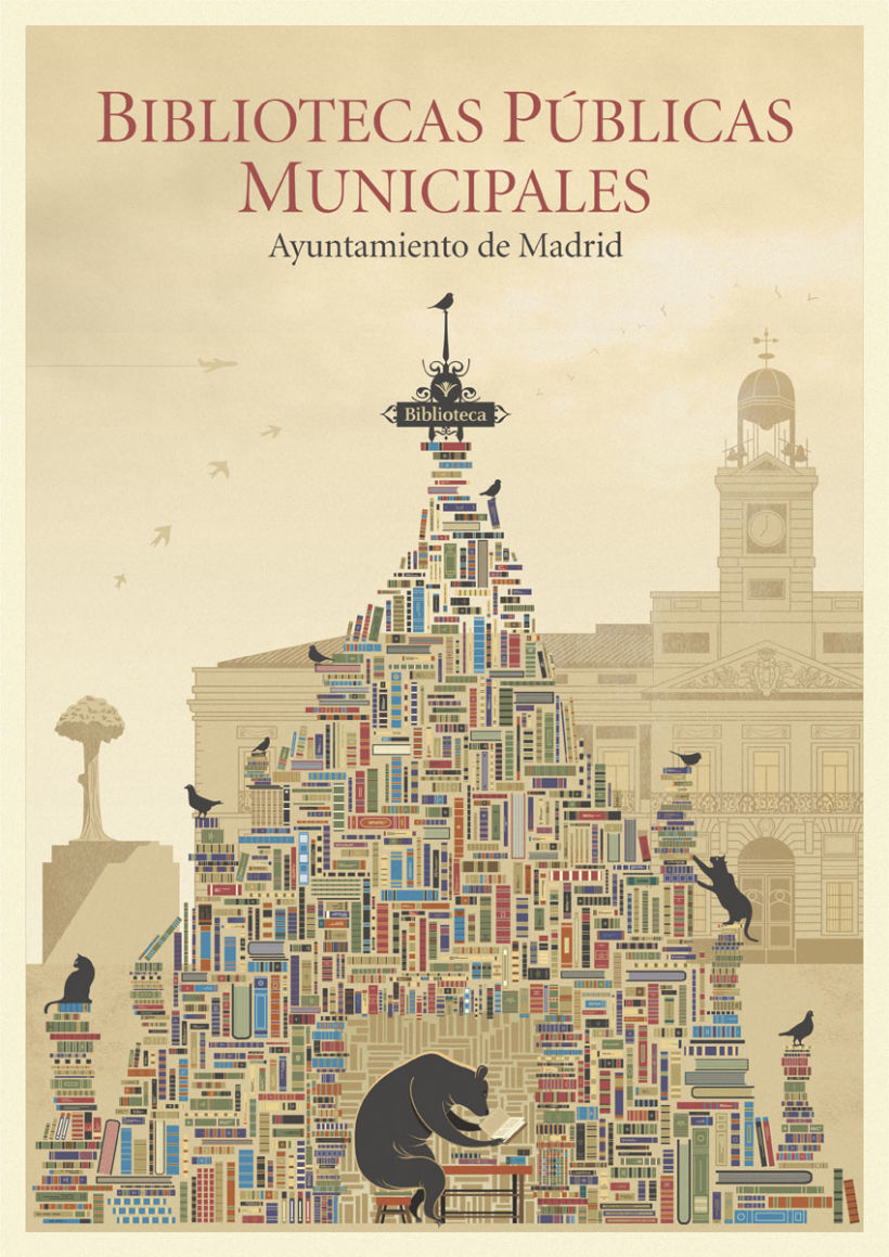 Bibliotecas Municipales. Ayto. de Madrid 2