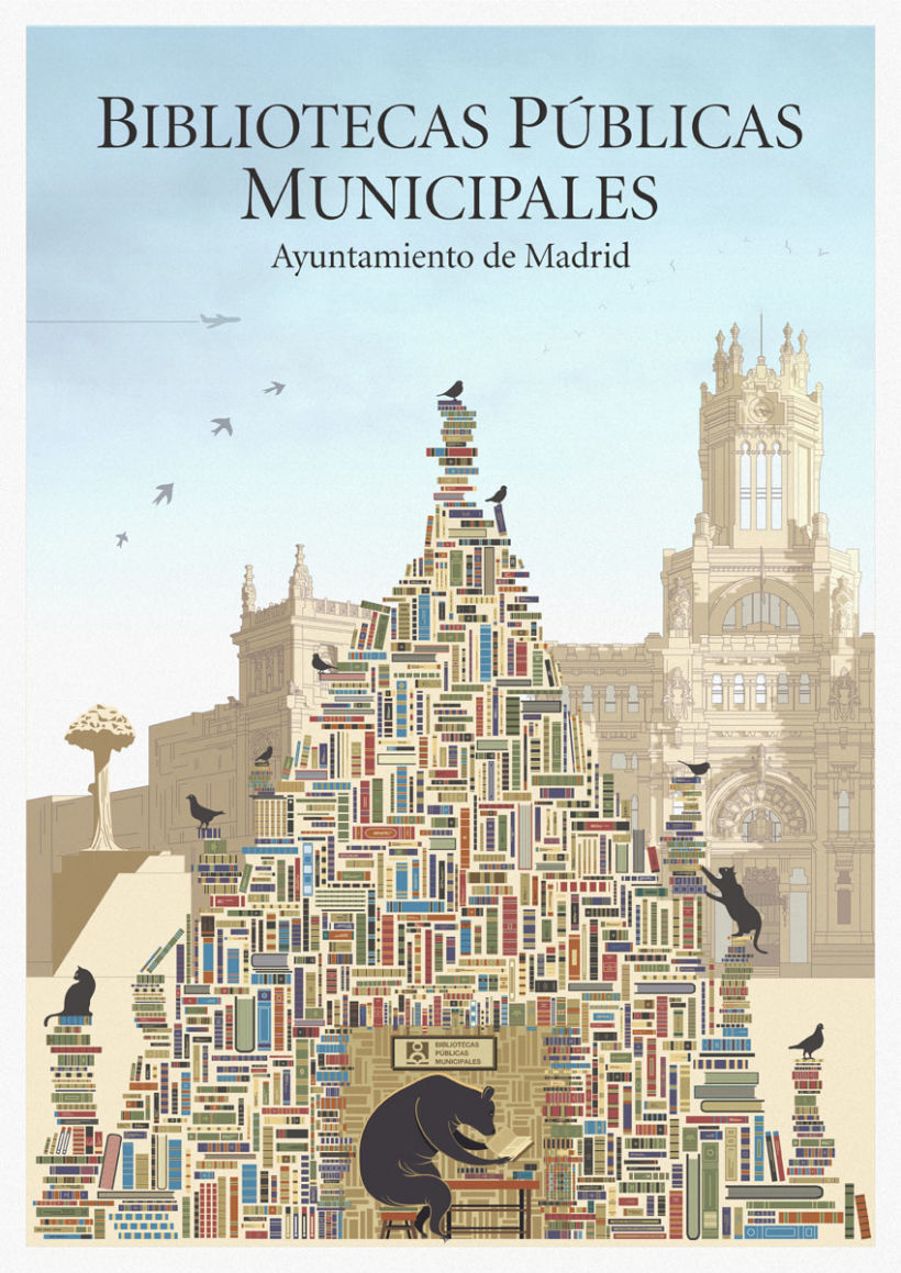 Bibliotecas Municipales. Ayto. de Madrid 1