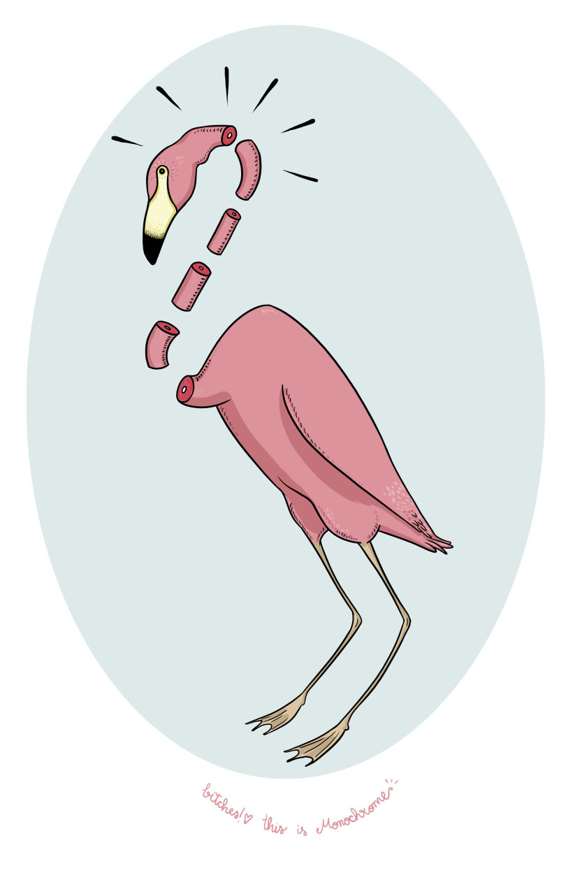 Pink Flamingo -1