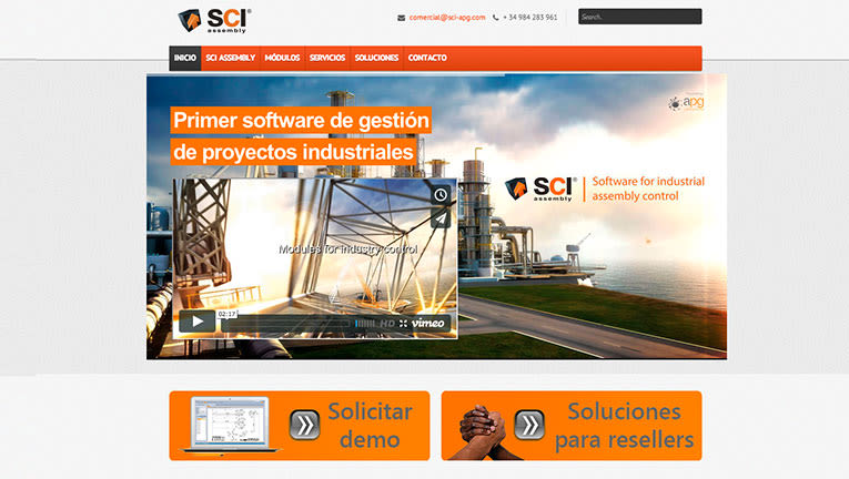 Diseño de página web: SCI Assembly 1