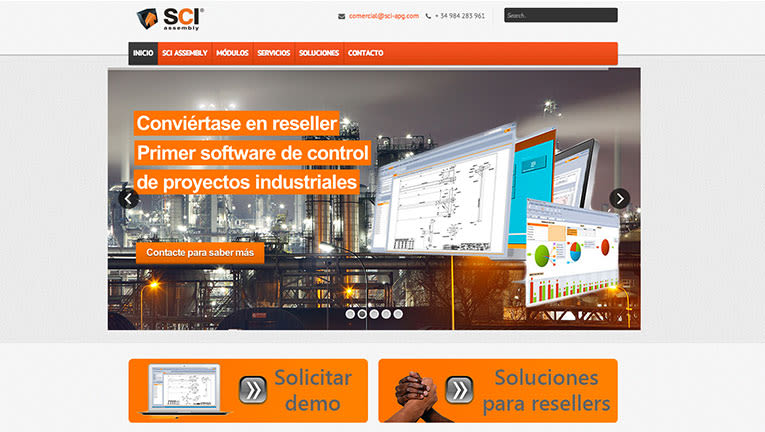 Diseño de página web: SCI Assembly 2