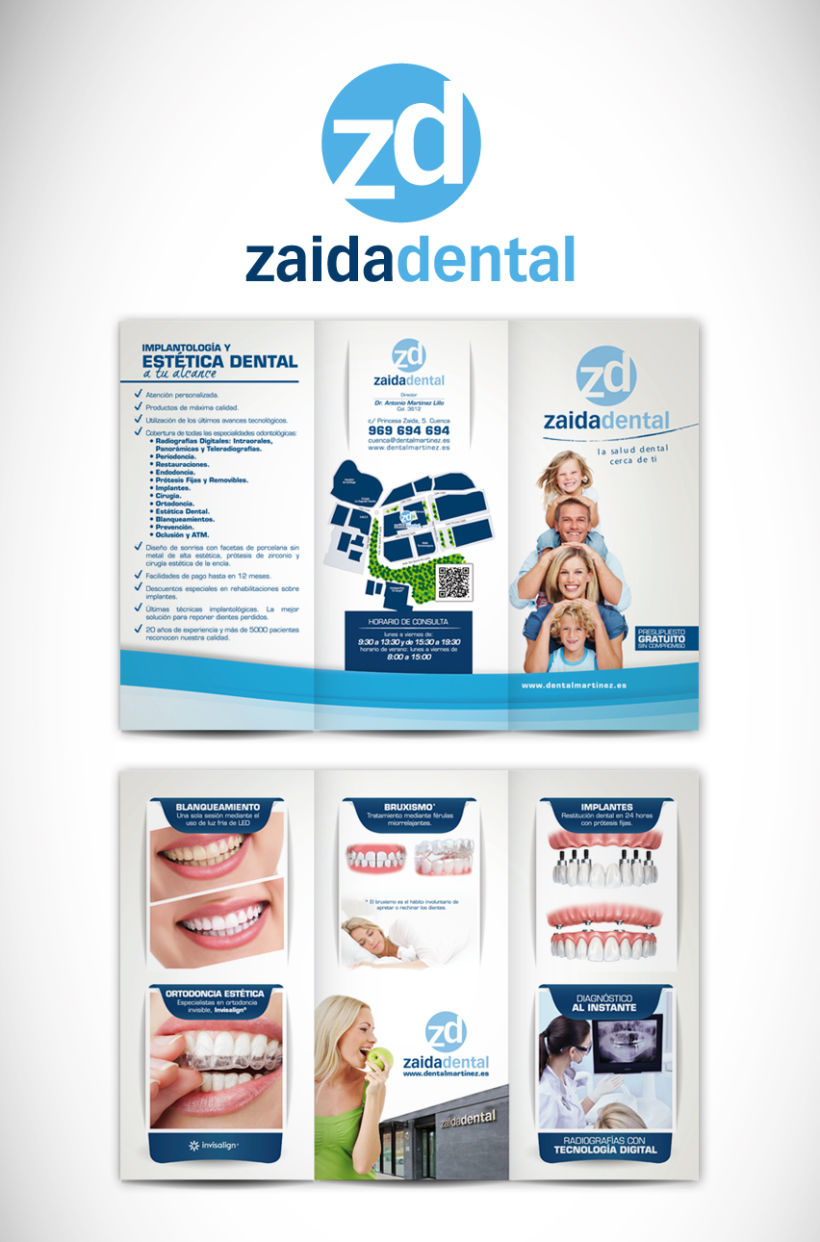 Triptico Clinica Dental Zaida 0