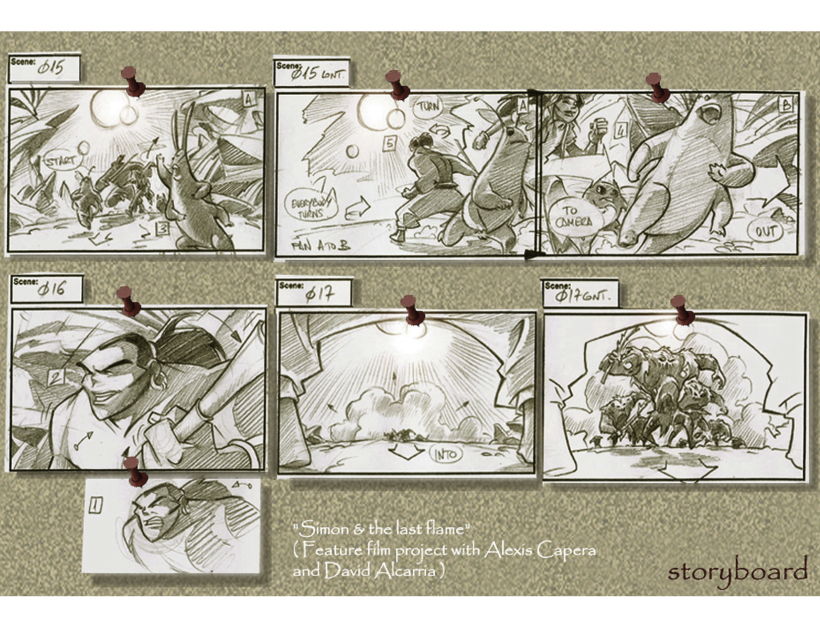 storyboards...Indiana Lions/Simon/BF/Mutant family/The Band 2
