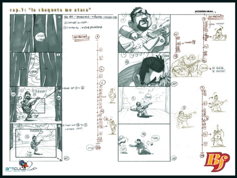 storyboards...Indiana Lions/Simon/BF/Mutant family/The Band 4