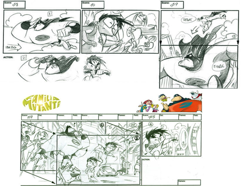 storyboards...Indiana Lions/Simon/BF/Mutant family/The Band 9