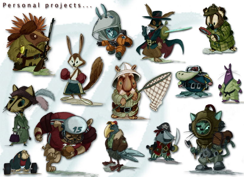 Concept Art: Animation Characters/Backgrounds/Props... 51