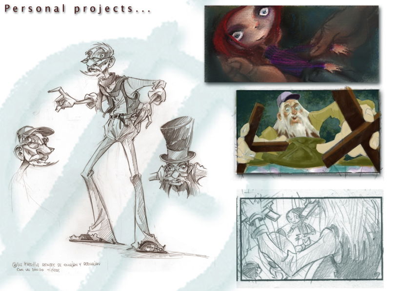 Concept Art_2: Animation Characters/Backgrounds/Props..."Defectuosos" animation shortfilm & "Mr. Illich" videoclip 15