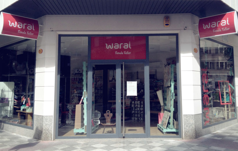 Identidad corporativa Warai, tienda-taller 7