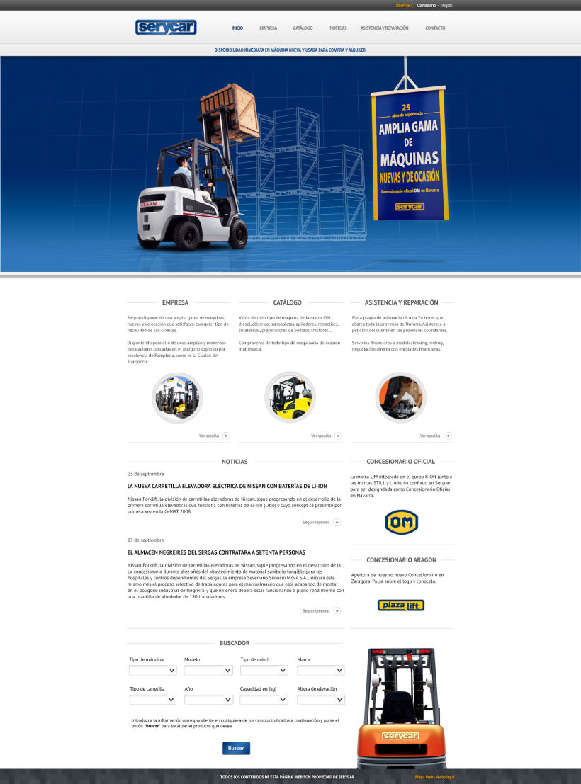 Serycar - Diseño página web 0