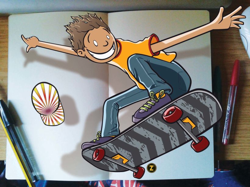 Flying skateboard 0