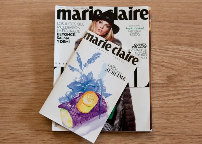 Marie Claire Magazine & Carolina Herrera 0